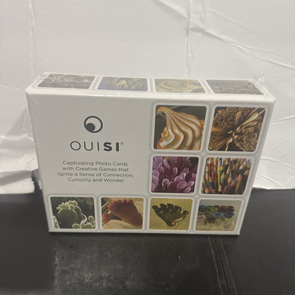 OUISI Original Photo Cards Visual Connection Game 210 Cards 12 Games Ages 4+